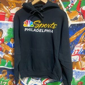 Men's Small Black NBC Sports Philadelphia Pullover Hoodie